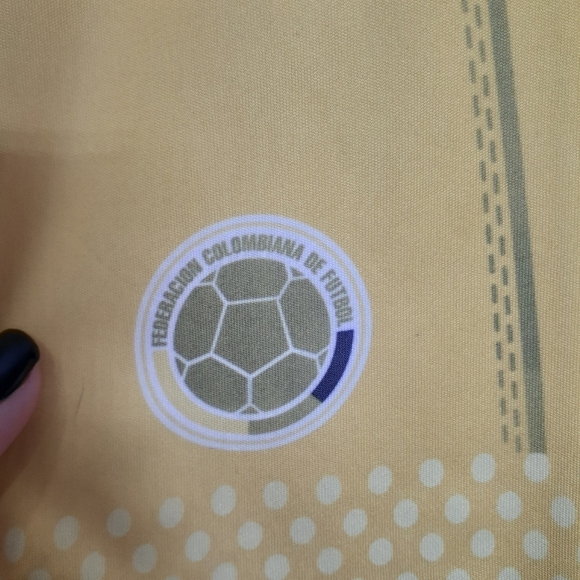 Futbol Football Soccer Jersey size Large Yellow‎ EUC - Picture 6 of 9